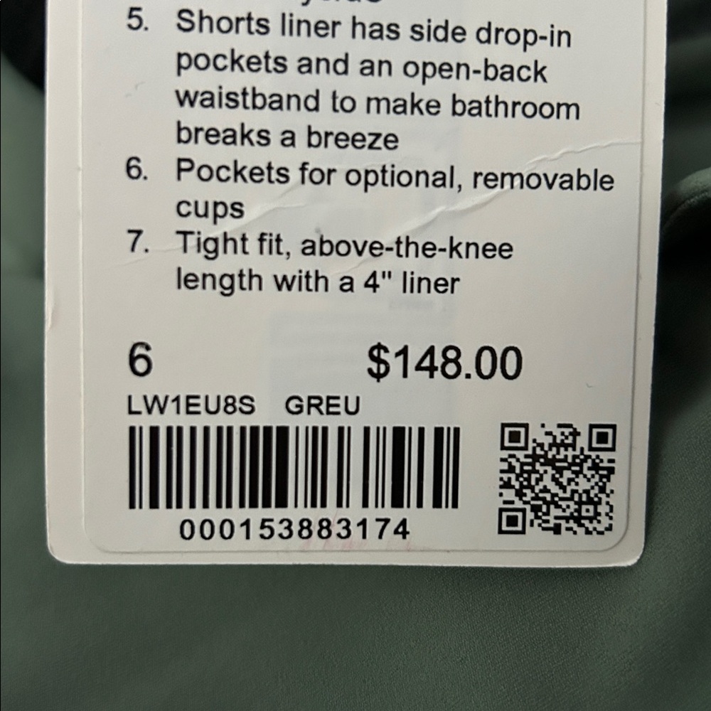 Lululemon Athletica Align Cami Strap Dress in Eucalyptus Green NWT! - Picture 11 of 11
